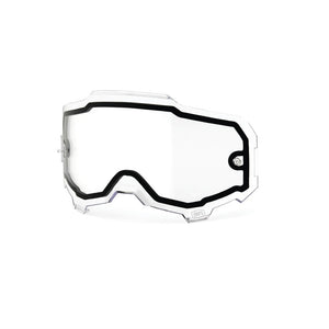 100% Armega Goggle Dual Pane Lens - Clear