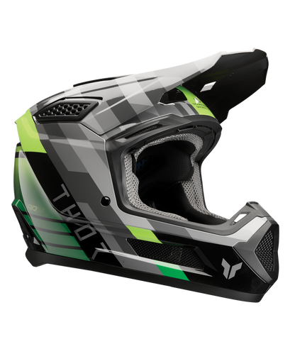 Thor Fleet Adult MX Helmet - Camber Black / Green