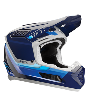 Thor Fleet Adult MX Helmet - Defy Blue / Grey