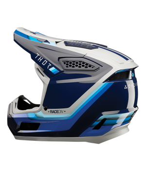 Thor Fleet Adult MX Helmet - Defy Blue / Grey