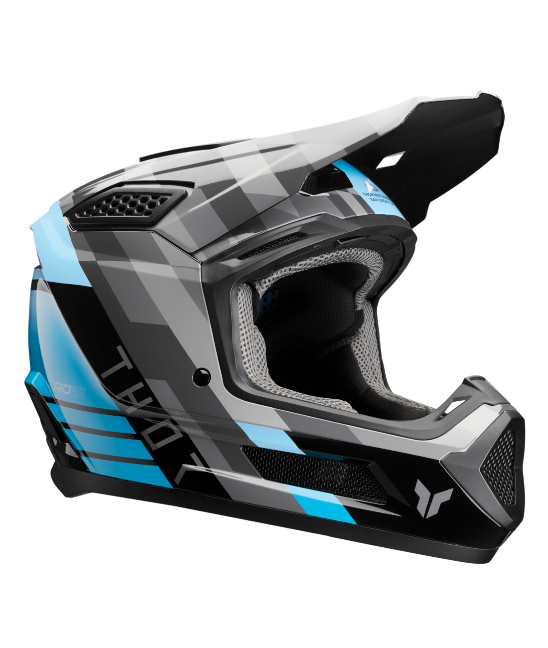 Thor Fleet Adult MX Helmet - Camber Black / Teal