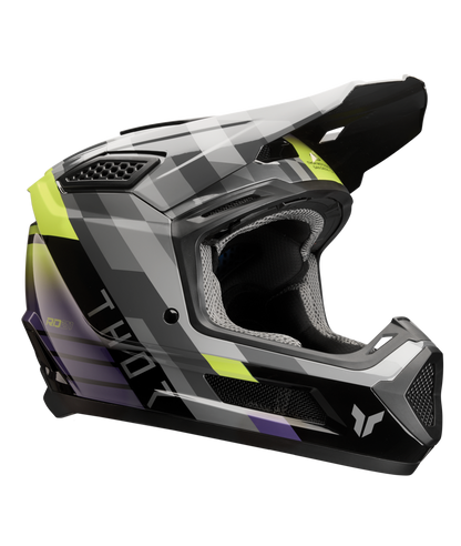 Thor Fleet Adult MX Helmet - Camber Black / Purple