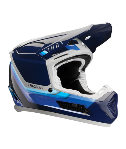 Thor Fleet Youth MX Helmet - Defy Blue / Grey
