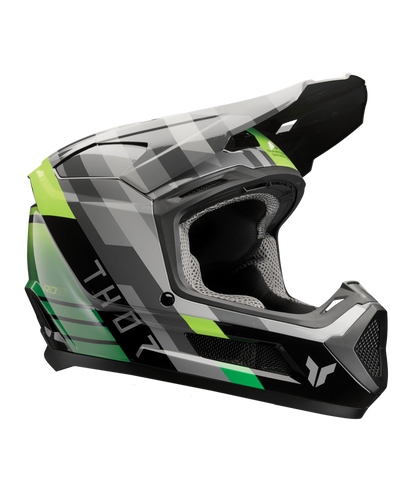 Thor Fleet Youth MX Helmet - Camber Black / Green