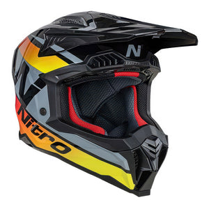 NITRO MX710 [ONYX BLACK RED YELLOW] 1