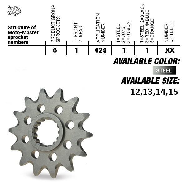 Moto-Master Front Sprocket - 13T - 6102411