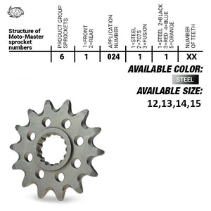 Moto-Master Front Sprocket - 13T - 6102411