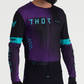 Thor S27 Sportmode Adult MX Jersey - Vanish Black / Purple
