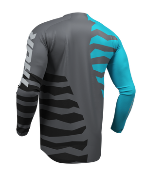 Thor S27 Launchmode Adult MX Jersey - Shredder Charcoal / Aqua