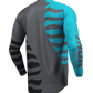Thor S27 Launchmode Adult MX Jersey - Shredder Charcoal / Aqua