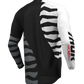 Thor S27 Launchmode Adult MX Jersey - Shredder Black / White