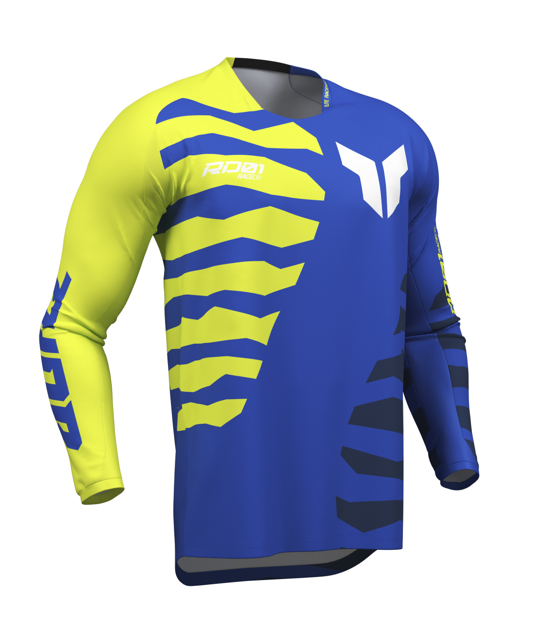 Thor S27 Launchmode Adult MX Jersey - Shredder Blue / Acid