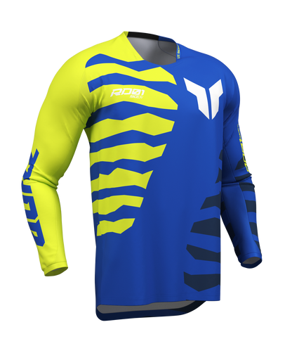Thor S27 Launchmode Adult MX Jersey - Shredder Blue / Acid