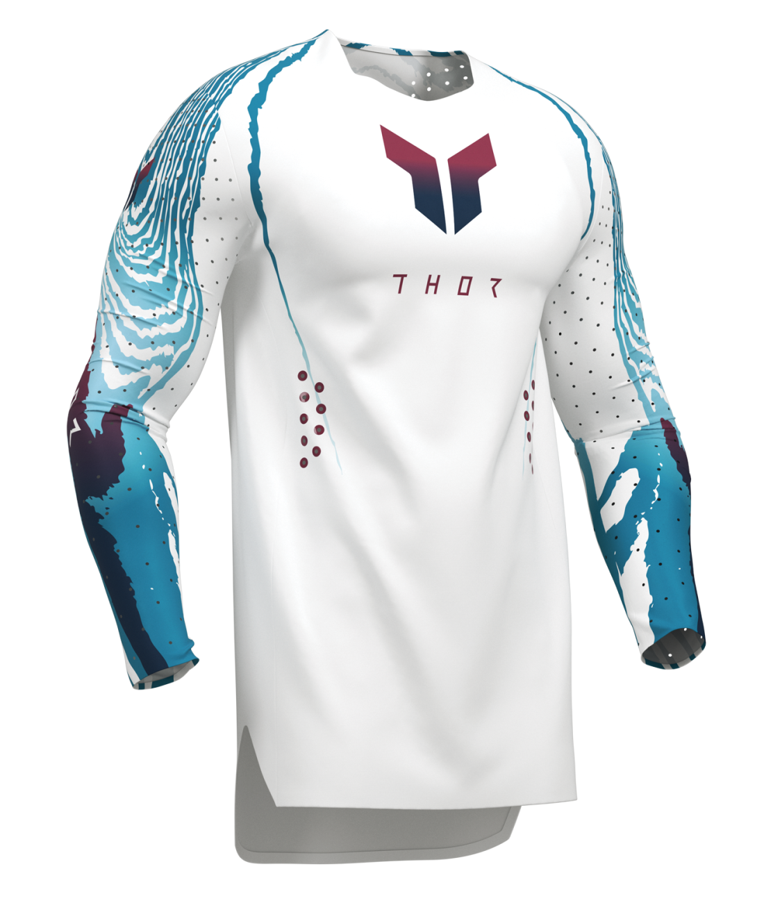 Thor S27 Sportmode Adult MX Jersey - Damascus White