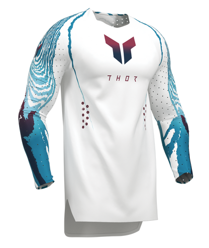 Thor S27 Sportmode Adult MX Jersey - Damascus White