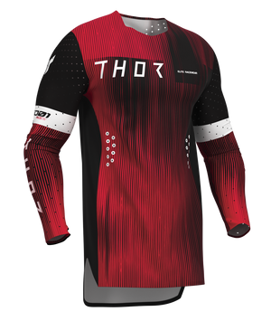 Thor S27 Sportmode Adult MX Jersey - Vanish Black / Red