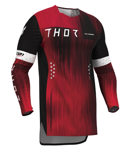 Thor S27 Sportmode Adult MX Jersey - Vanish Black / Red