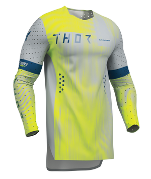 Thor S27 Sportmode Adult MX Jersey - Vanish Gray / Deep Blue