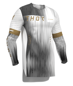 Thor S27 Sportmode Adult MX Jersey - Vanish White / Black