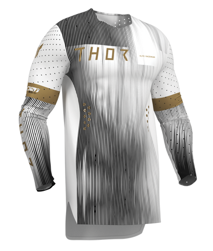 Thor S27 Sportmode Adult MX Jersey - Vanish White / Black