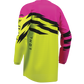 Thor S27 Launchmode Youth MX Jersey - Shockie Acid / Fuchsia