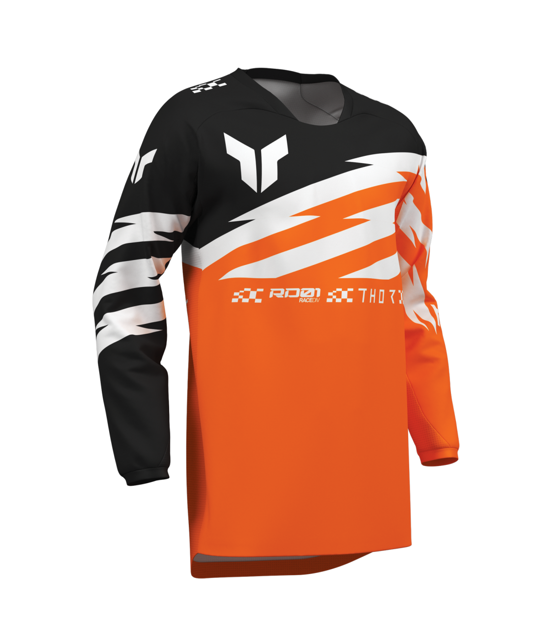 Thor S27 Launchmode Youth MX Jersey - Shockie Flo Orange / Black
