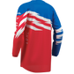 Thor S27 Launchmode Youth MX Jersey - Shockie Red / Blue