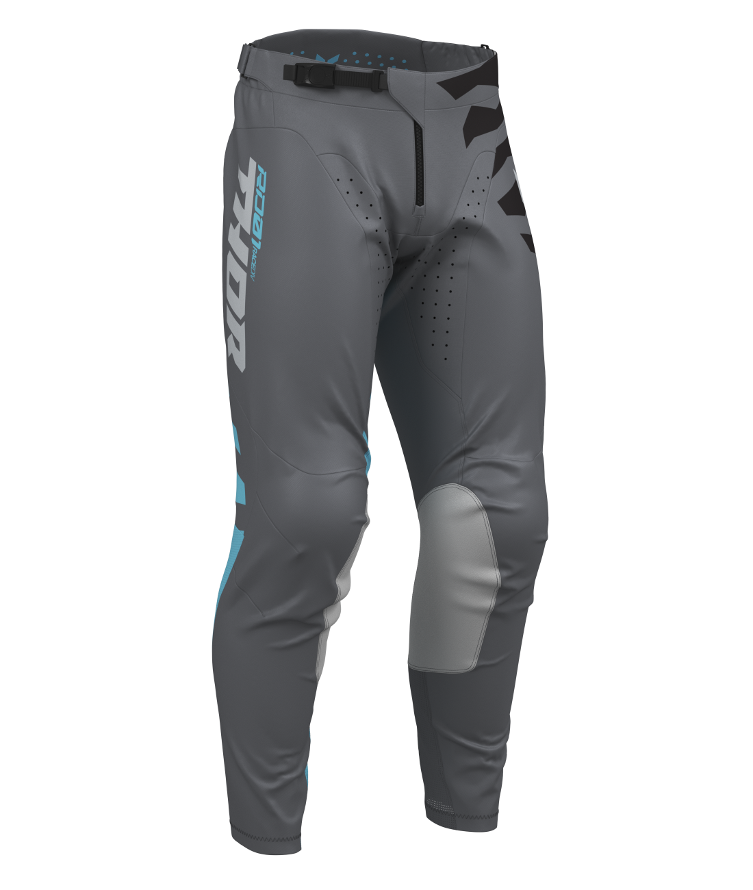 Thor S27 Launchmode Adult MX Pants - Shredder Charcoal / Aqua