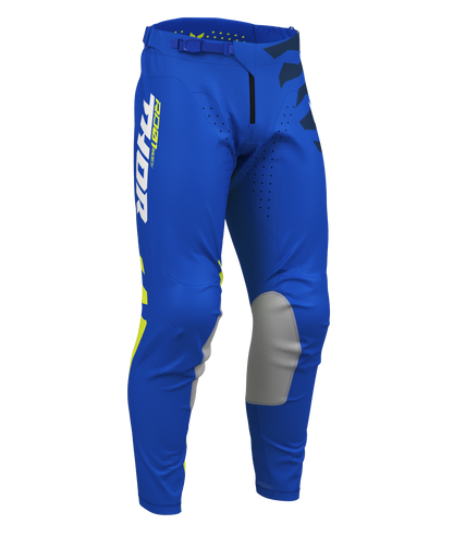 Thor S27 Launchmode Adult MX Pants - Shredder Blue / Acid