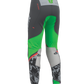 Thor S27 Sportmode Youth MX Pants - Punk'd Charcoal / Green