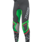 Thor S27 Sportmode Youth MX Pants - Punk'd Charcoal / Green