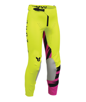 Thor S27 Launchmode Youth MX Pants - Shockie Acid / Fuchsia