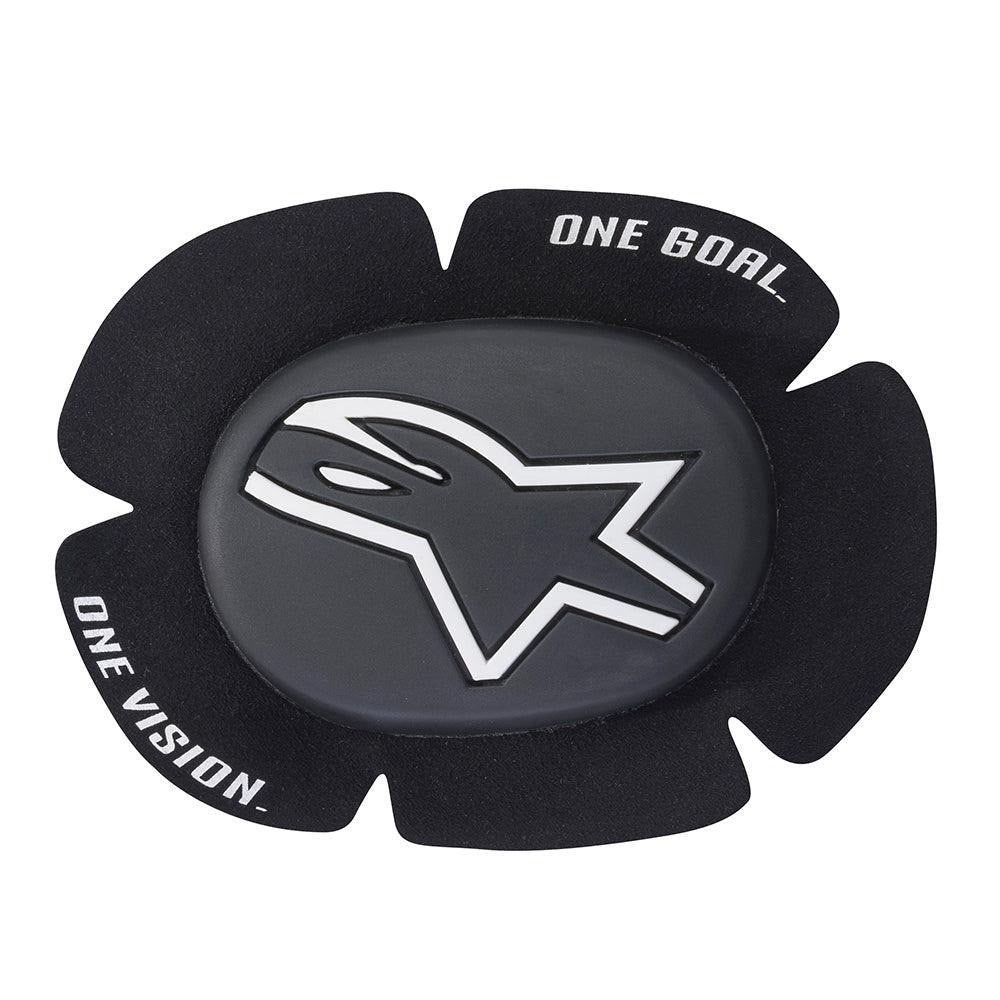 Alpinestars GP Sport Evo Knee Sliders - Black/White