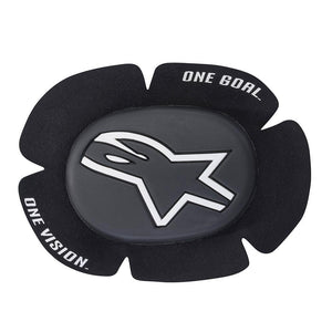 Alpinestars GP Sport Evo Knee Sliders - Black/White