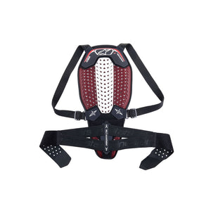 Alpinestars Nucleon Plasma Back Protector With Strap - Black / White / Red