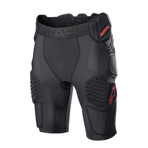 Alpinestars Bionic Pro Protection Shorts - Black / Red