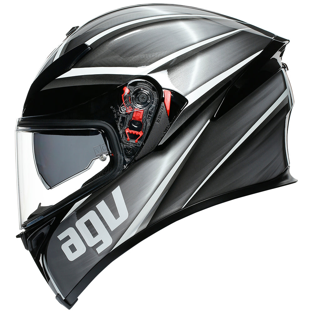 AGV K5S TEMPEST ブラック/シルバー L AGV K5 S [TEMPEST BLACK/SILVER]