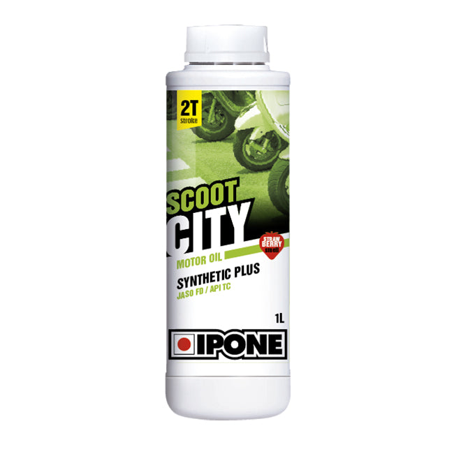 Ipone Scoot City Scented 2 Stroke Oil - 1 Litre - Semi Sythetic