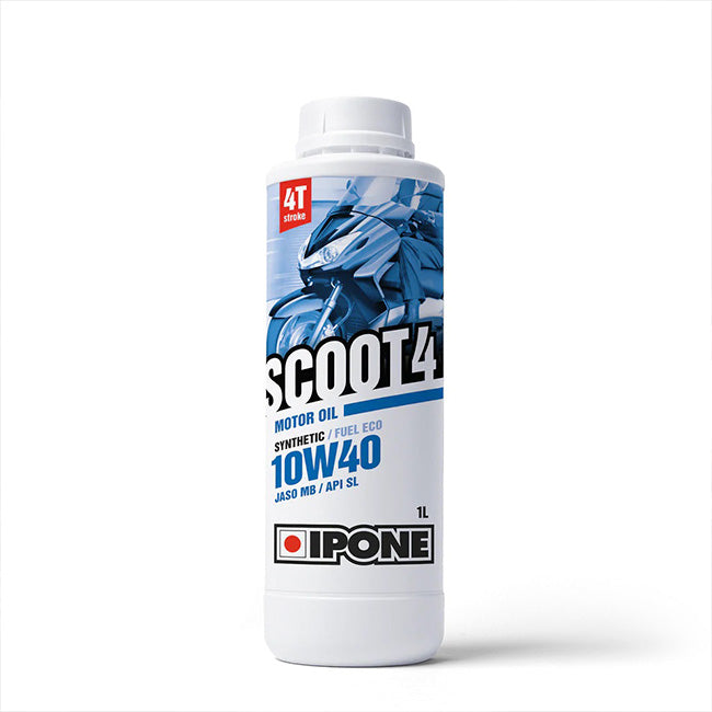 Ipone 10W40 Scoot 4 - 1 Litre - Semi Synthetic