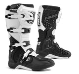Falco Level Adult MX Boots - White/Black