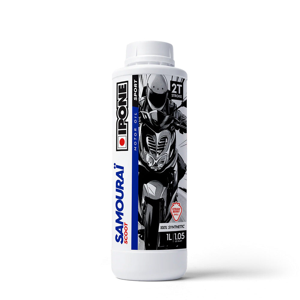 Ipone Samourai Scoot 2 Stroke Scented Synthetic Oil - 1 Litre