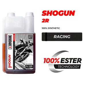 Ipone Shogun 2R Synthetic Ester 2 Stroke Oil - 1 Litre