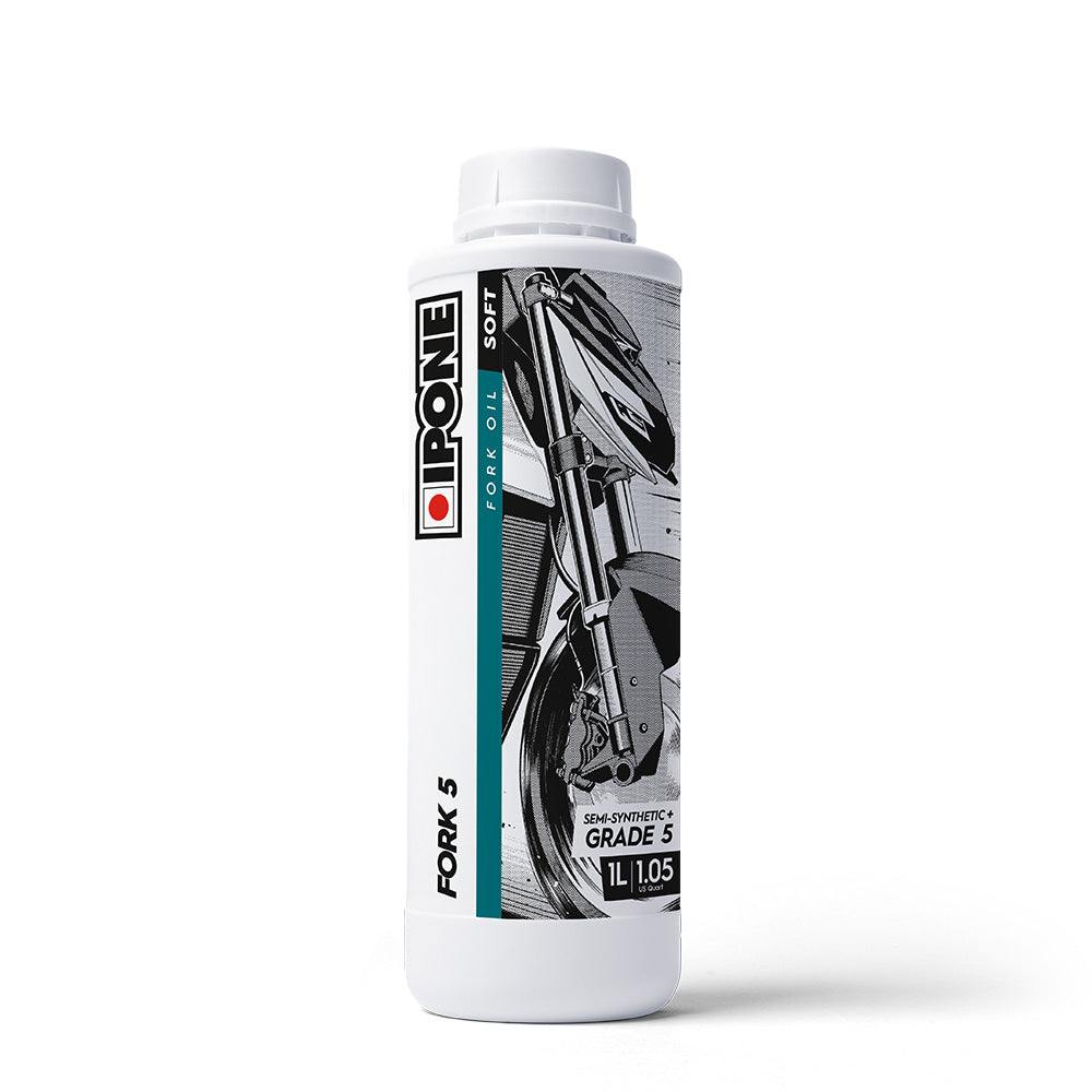 Ipone 5W Fork Oil - Semi Synthetic Plus - 1 Litre