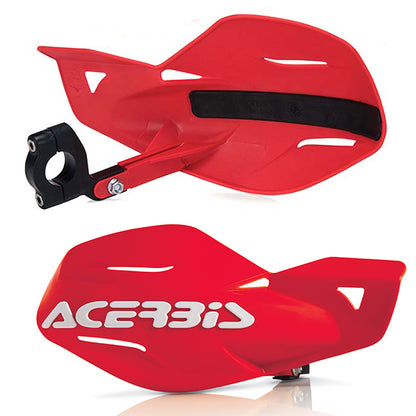 Acerbis Uniko MX Handguards - Red / White