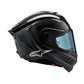 Alpinestars Supertech R10 Helmet - Solid Black Carbon Matte / Gloss