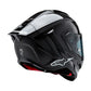 Alpinestars Supertech R10 Helmet - Solid Black Carbon Matte / Gloss