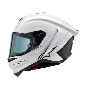 Alpinestars Supertech R10 Helmet - Solid White Gloss / Matte Black