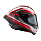 Alpinestars Supertech R10 Helmet - Team Black Carbon / Red / White Gloss