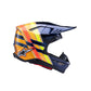 Alpinestars Supertech S-M10 Adult MX Helmet - TLD Edition Dark Blue / Orange / Yellow Fluoro / Red Gloss