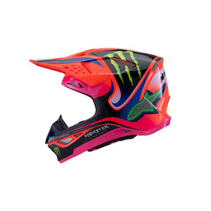 Alpinestars Supertech S-M10 Adult MX Helmet - Deegan Orange / Purple / Pink Gloss